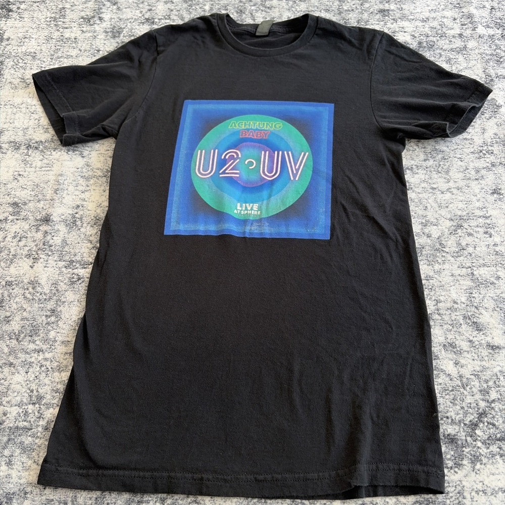 Achtung Baby U2 UV Live At Sphere Las Vegas Adult Sz Small Back Fall Winter 2023